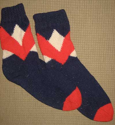 Dad's knit socks